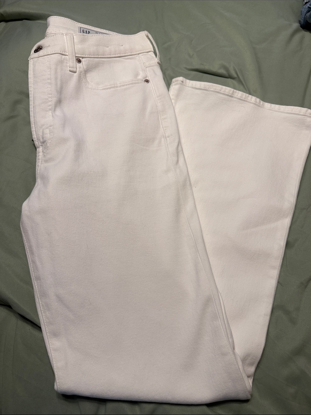 GAP white  flare Leg Jeans